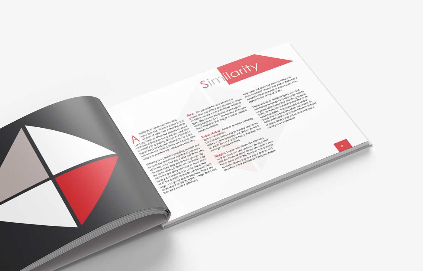 book design fundamentals gestalt theory Justin Savello print graphic design 