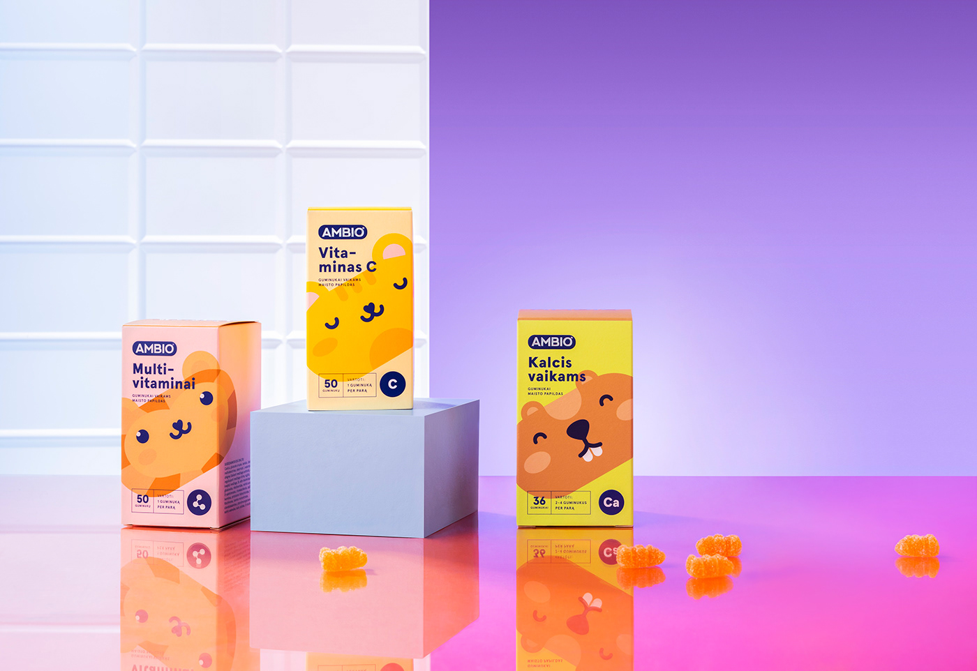 abstract brand identity Colourful  colours food supplements healthcare Minimalism Packaging packaging design rebranding