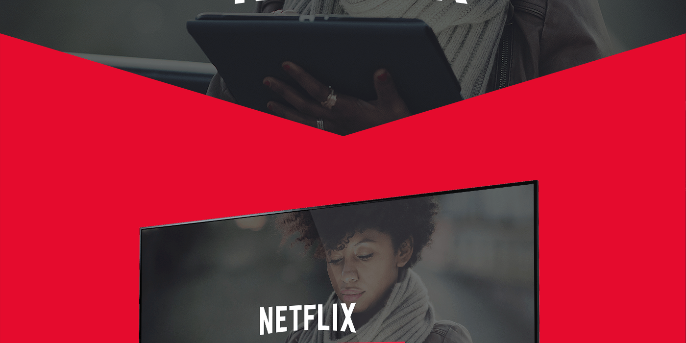 Netflix Web app ux UI design concept interaction