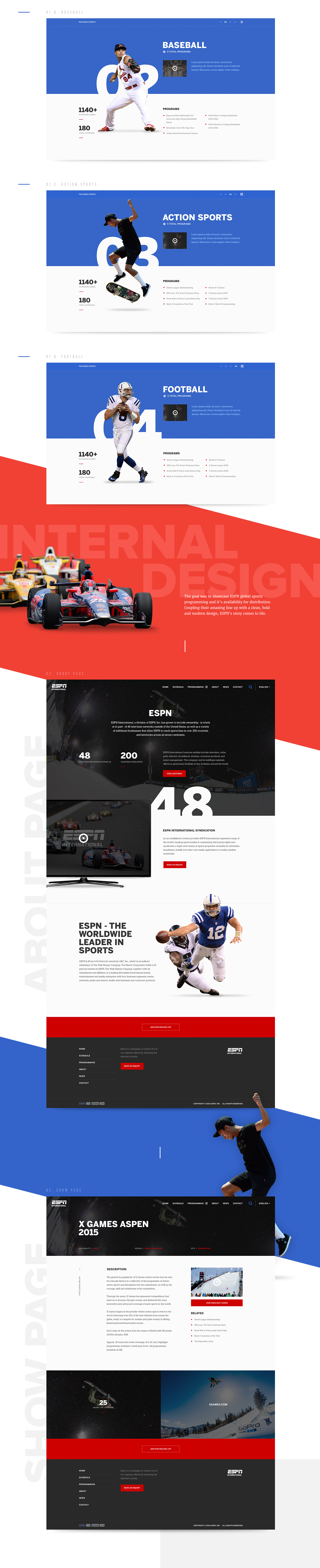sport sports basketball football baseball media Responsive AWWWARDS Web design Website action sports digital