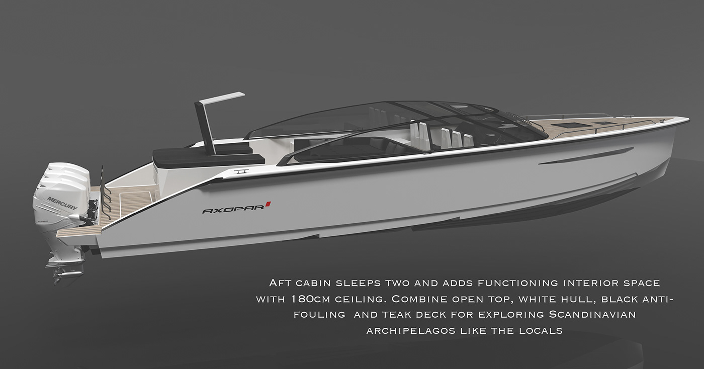 boat motorboat Speedboat yacht yachtdesign axopar BRABUS