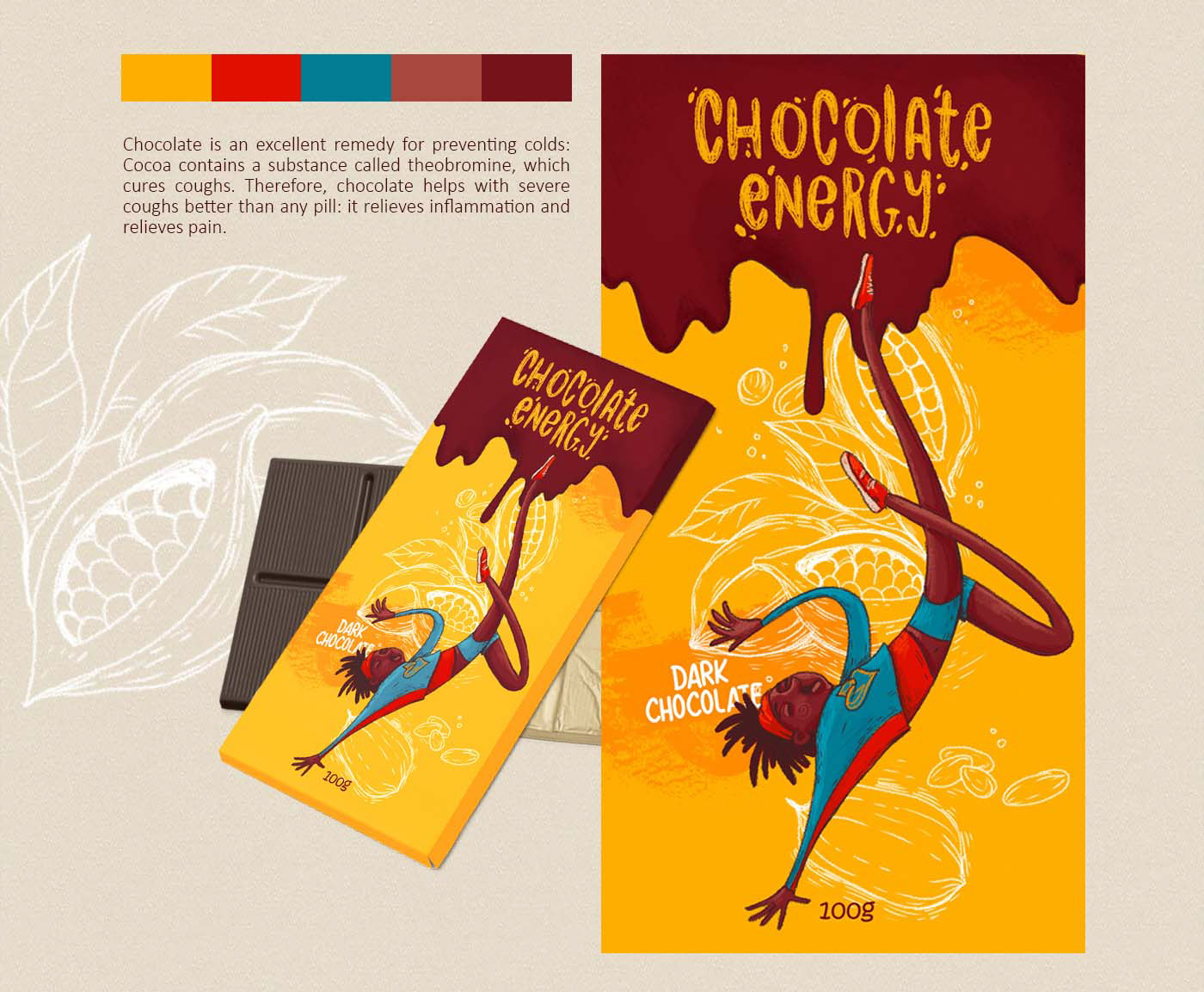 boy cartoon Character design  chocolate girl packaging presentation Picture Procreate Candy sweet