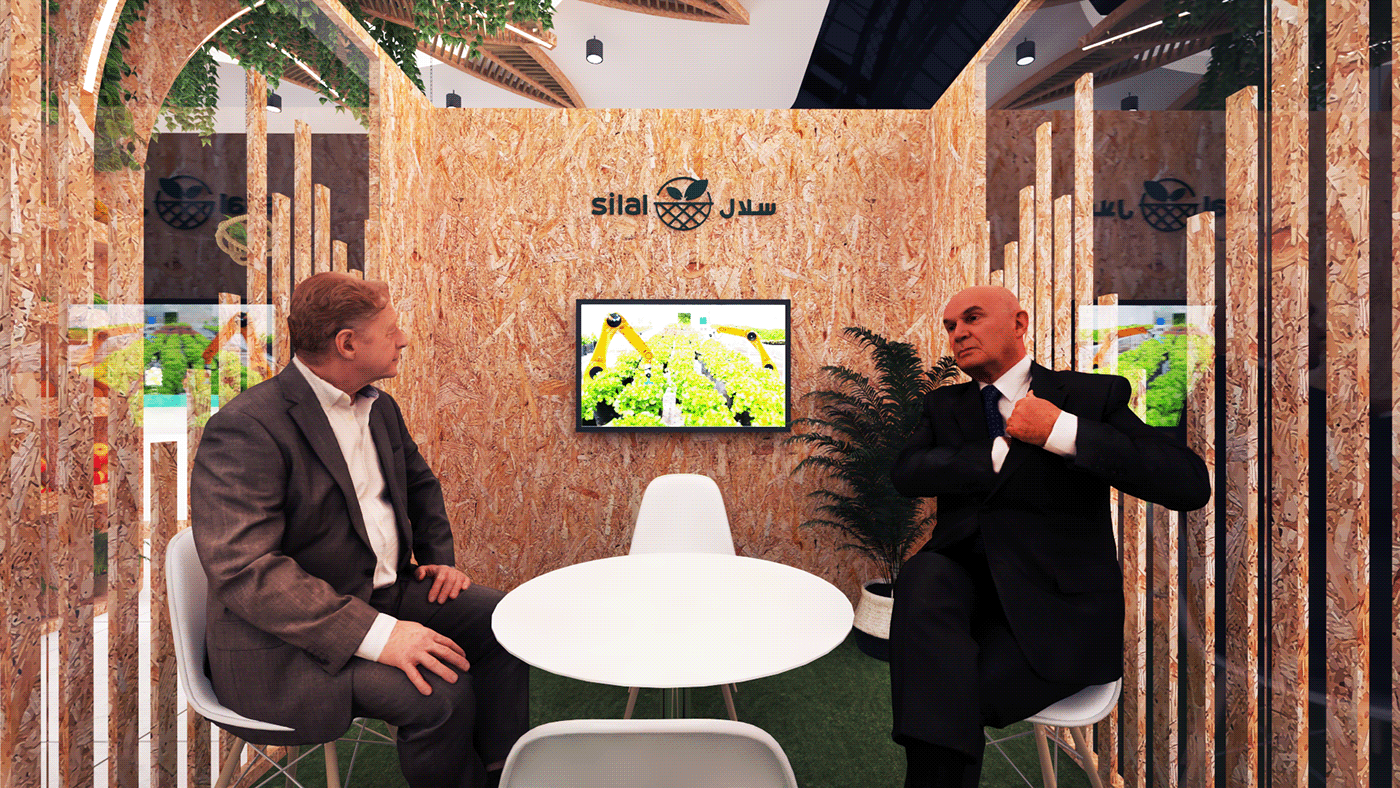 Agricultural agriculture booth design dubai exbition design Exhibition  foliage Nature Sustainable