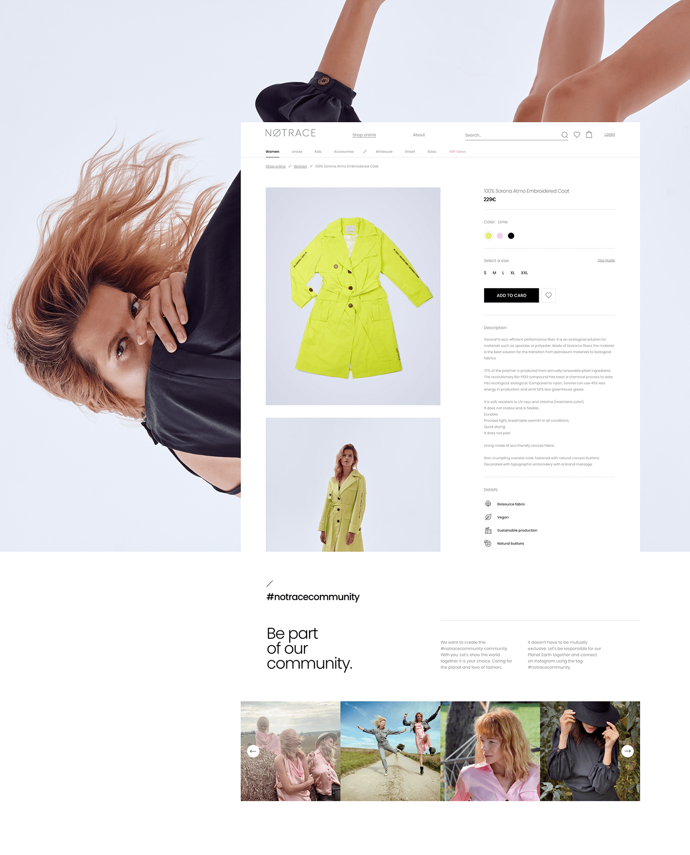 Clothing clothing brand clothing design clothing store e-commerce e-Commerce website Fashion  minimalist planet Style