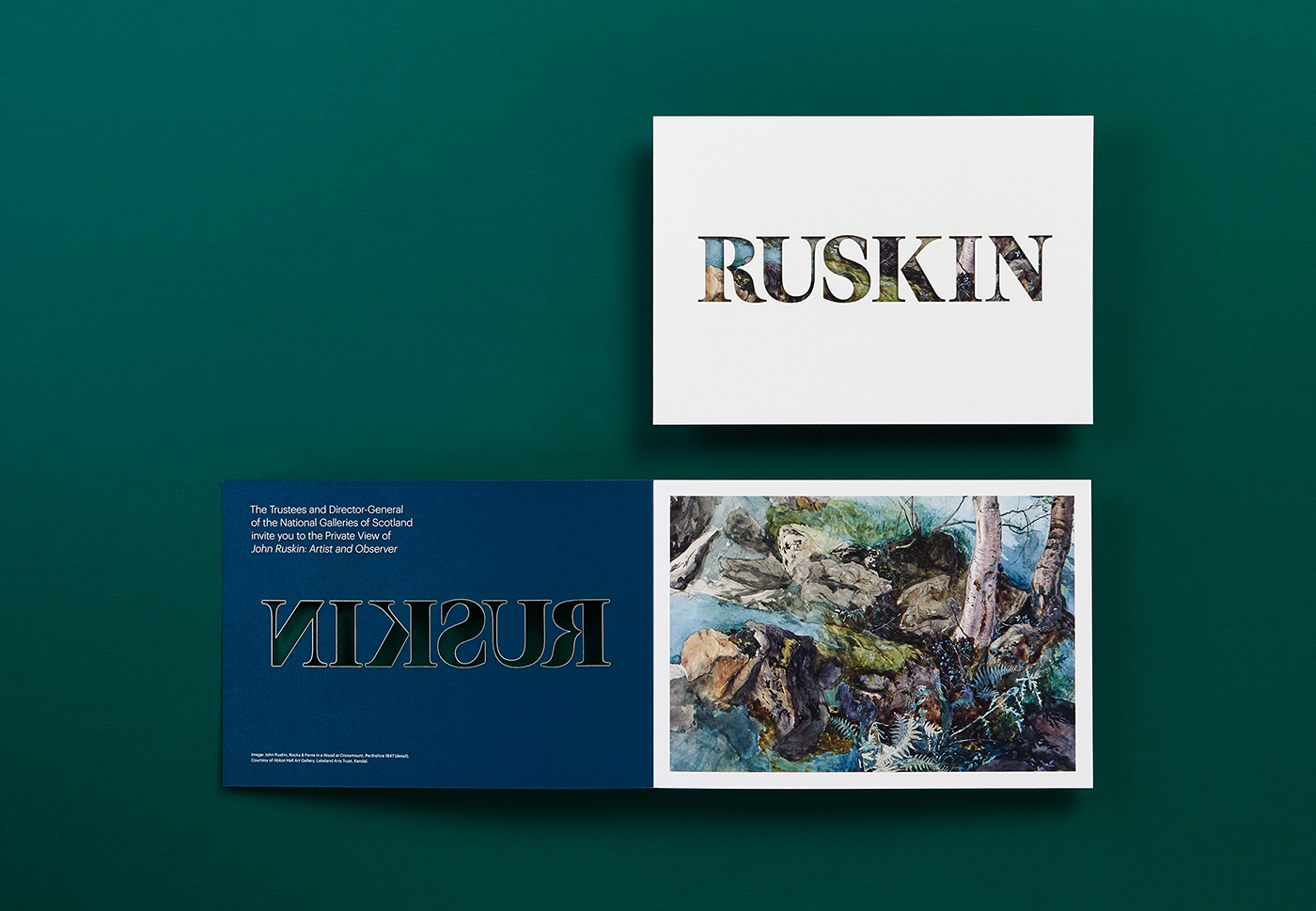 design graphic type identity brand branding  art Ruskin Exhibition  typography  