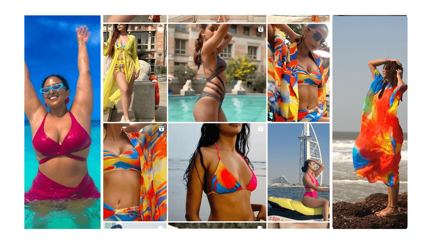 Fashion  print design  BEACHWEAR swimwear ILLUSTRATION  handmade textile design  summer photoshop hallucination