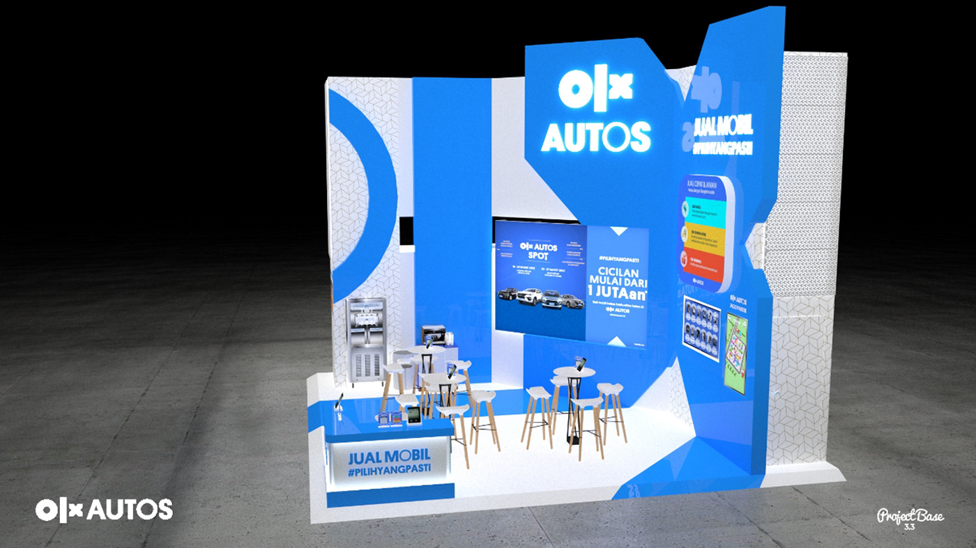 3D 3d design Exhibition  Exhibition Booth Event consumer event automotive   consumer experience