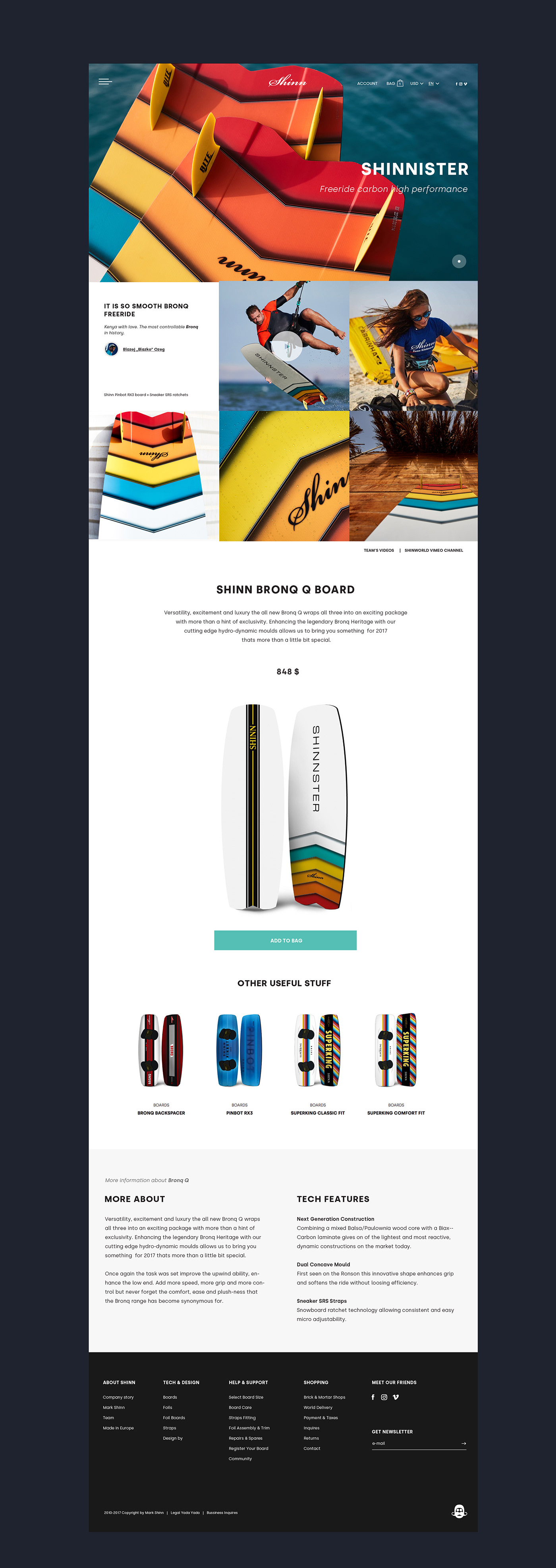 e-commerce shop Web template blue Kite surfing Web Design  www store
