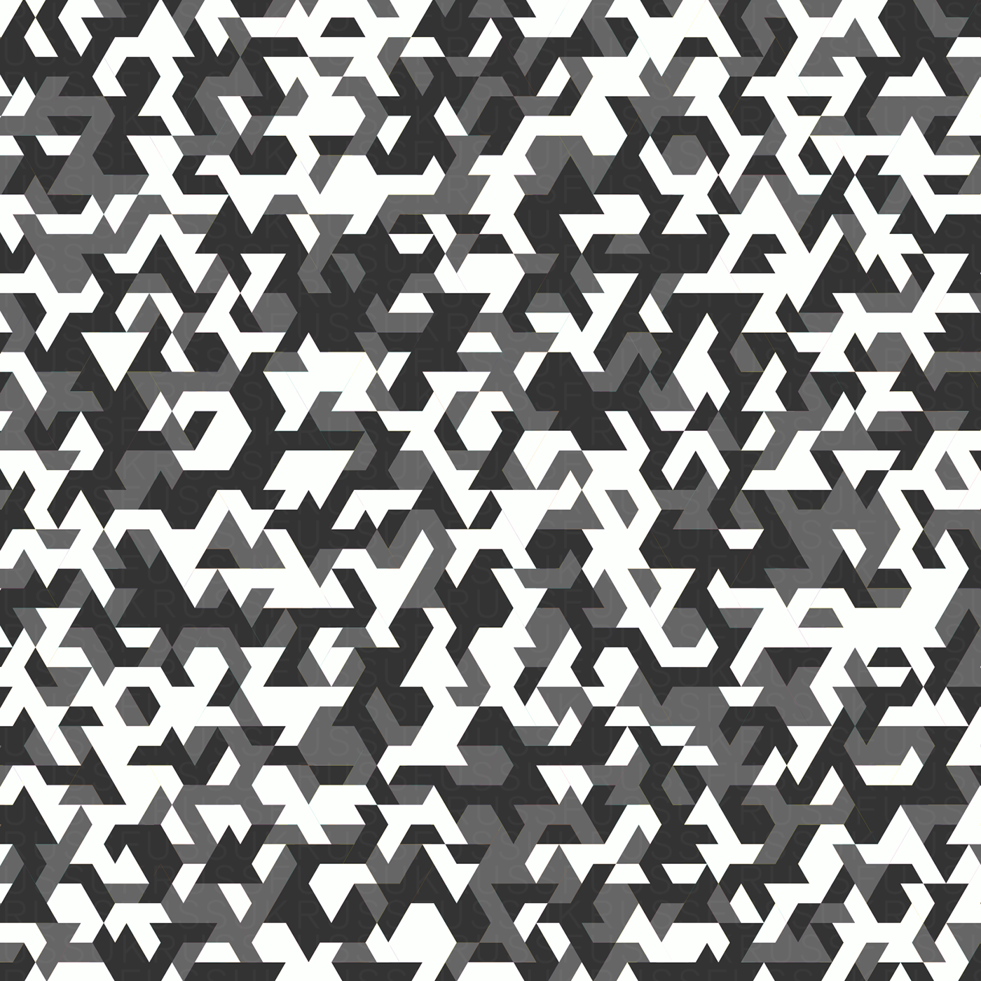 pattern jewel geometry generative processing Triangles