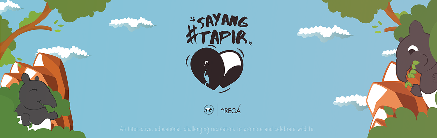 Tapirus Indigus SayangTapir Gameboard wrega upsi malaysia MNS Advertising  design flat design