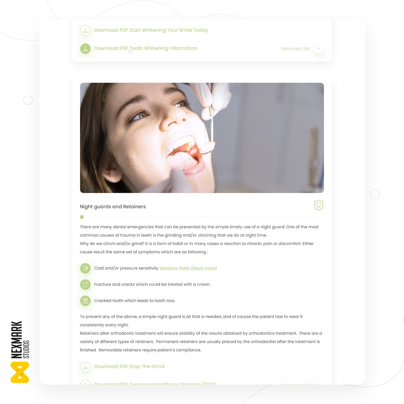 clinic dental dentist development medical UI/UX Web Design  Website wordpress