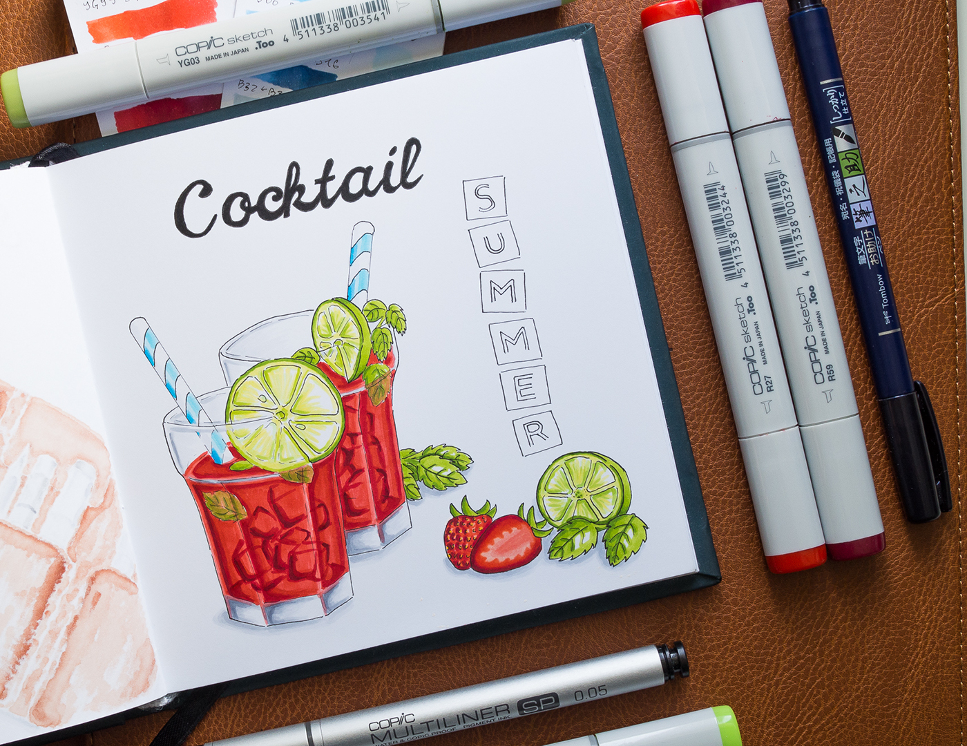 Copic markers copic markers art sketch Food  ILLUSTRATION 