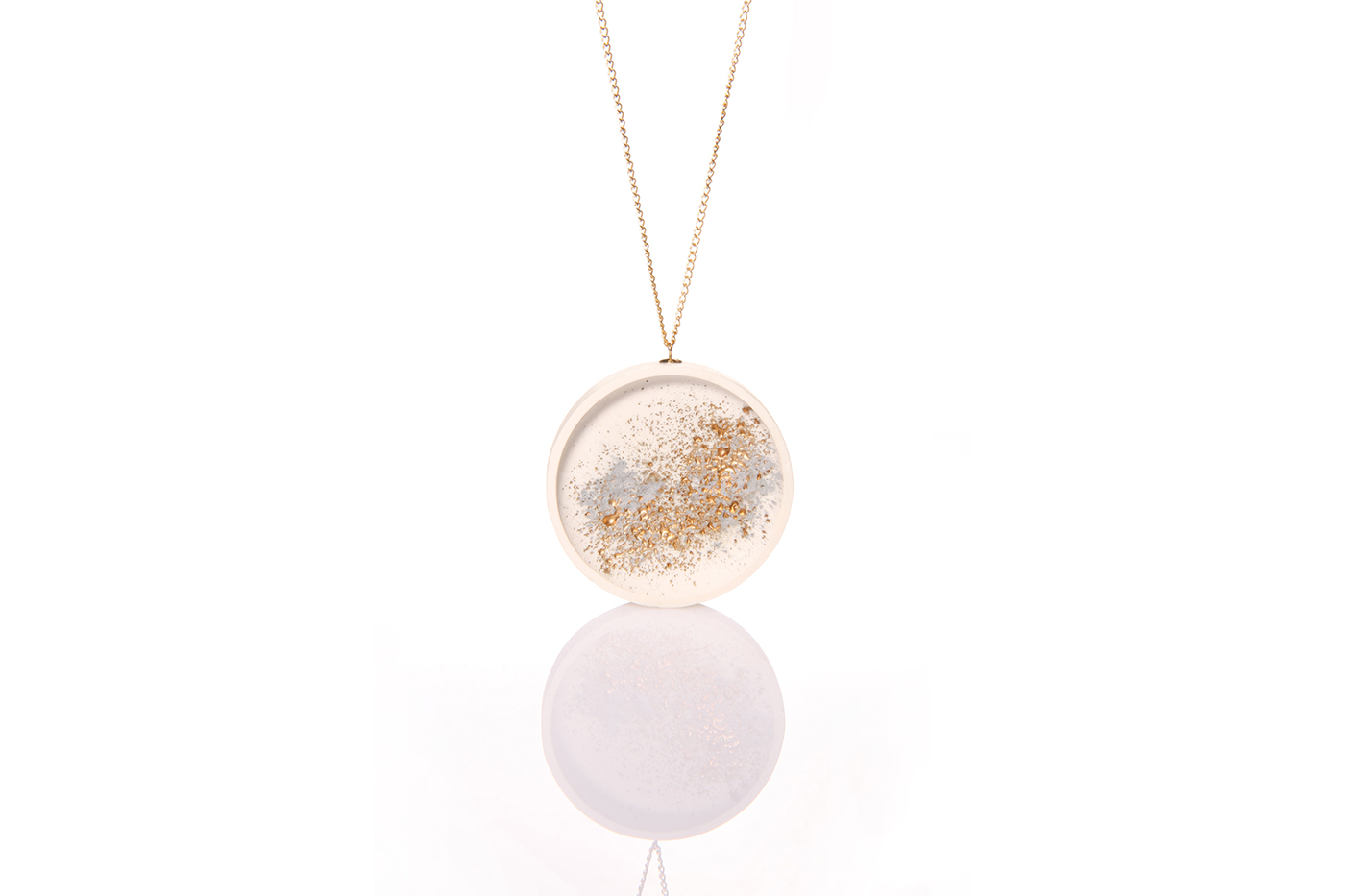 lunar Necklace photograph gold moon light stone night Accessory jewelry