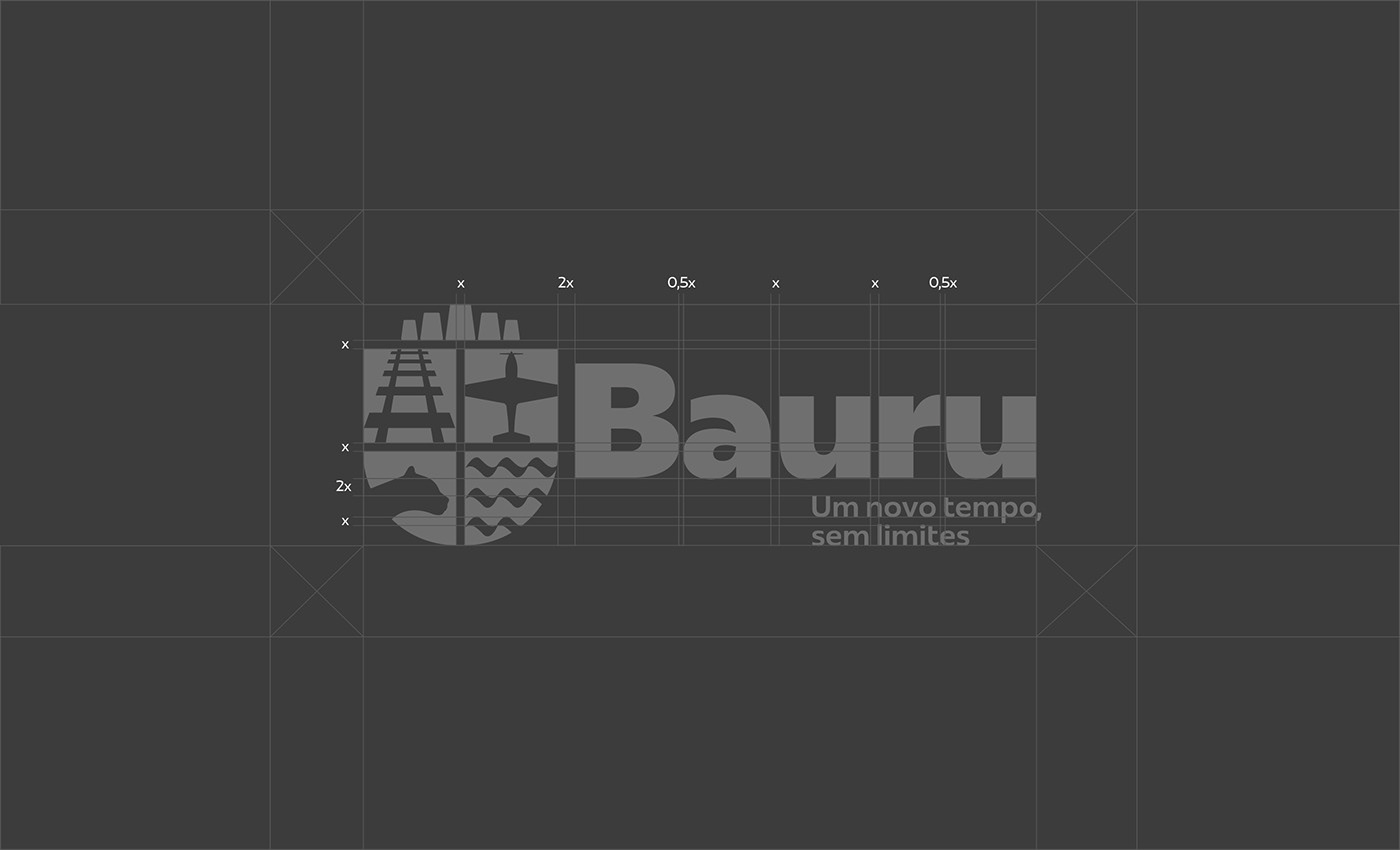 cidade City branding bauru Prefeitura Politica brand identity branding  Logotype visual identity brand