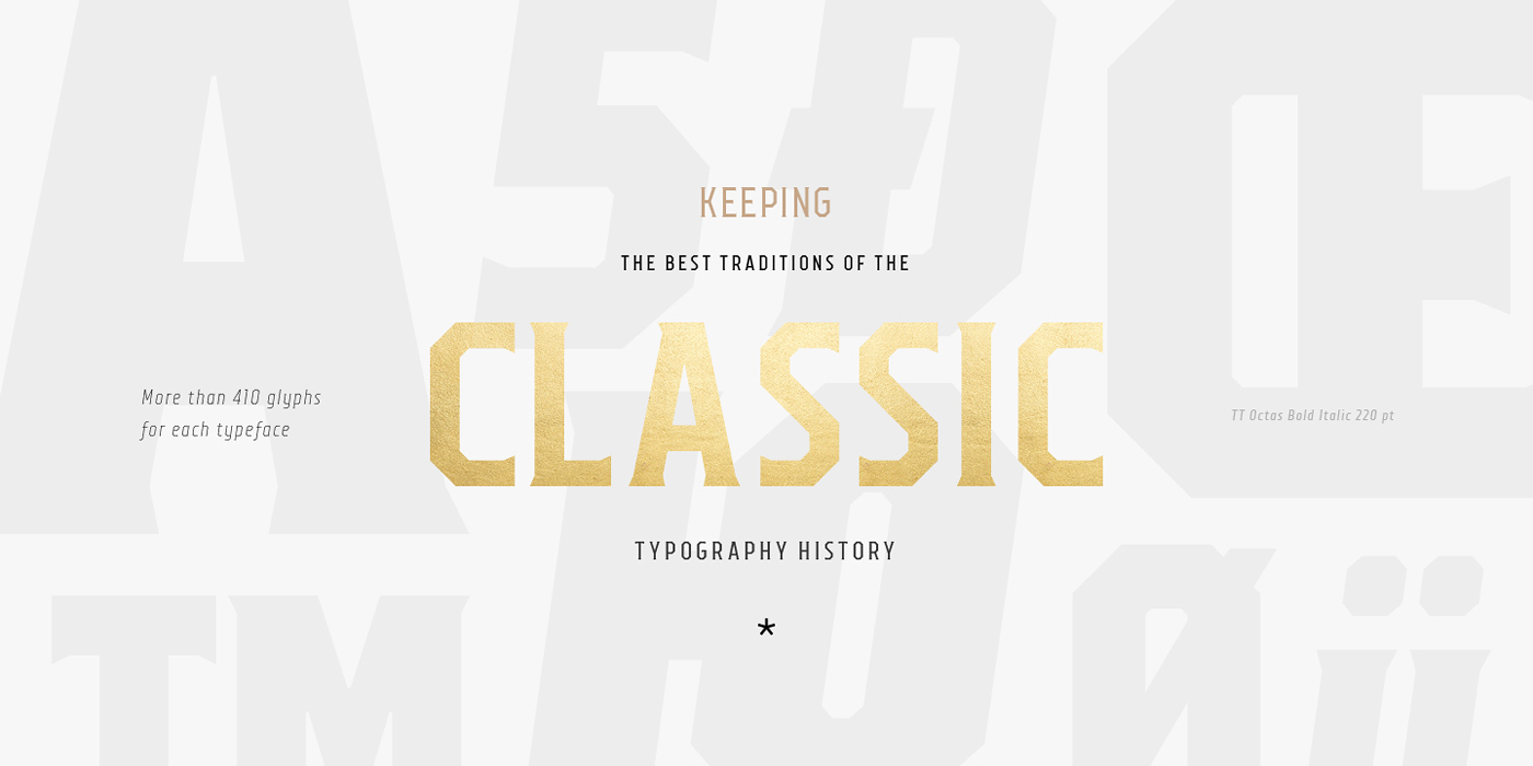 sans-serif serif cyr Display text sans octagonal app Web Ancient old olds story decorative geometric