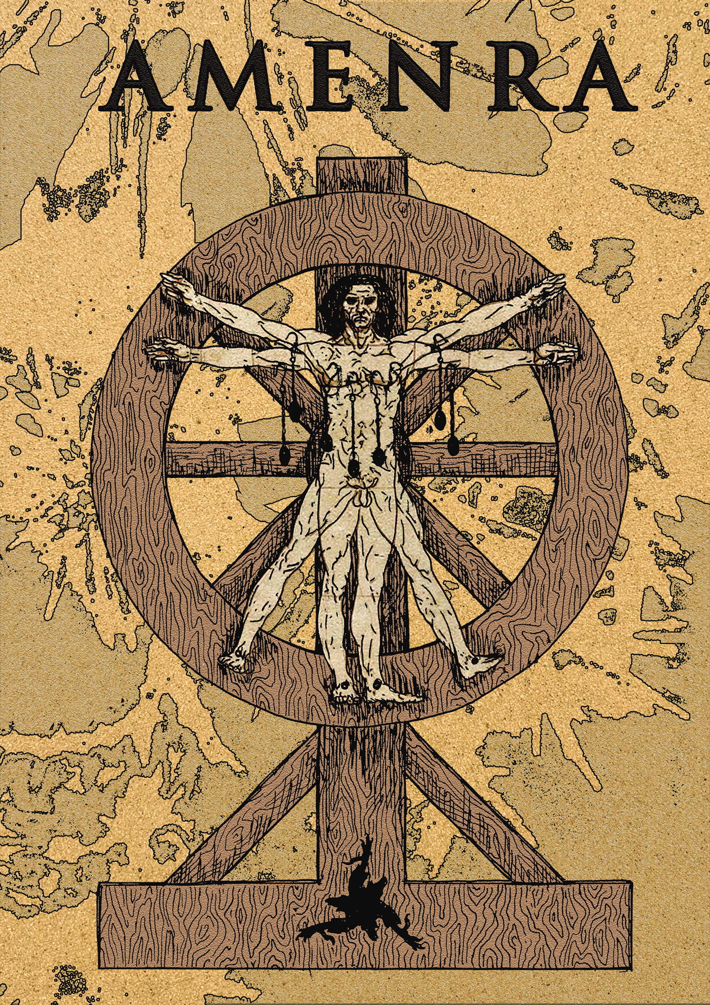 amenra band Body Suspension Break wheel leonardo da vinci metal metal music poster Poster Music thorns torture