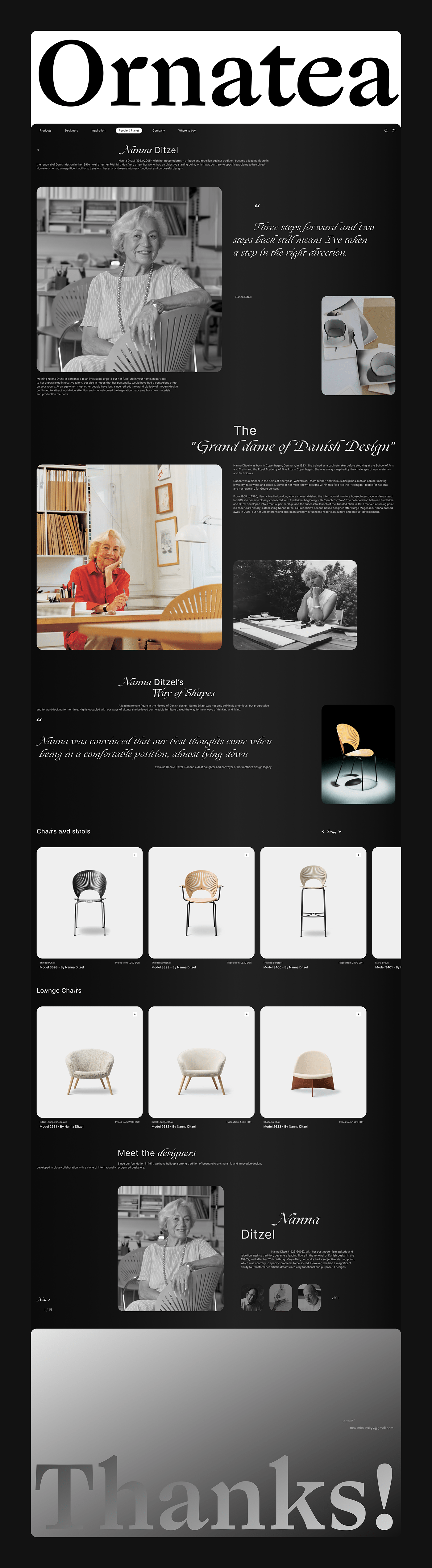 Website minimal Web Design  interior design  architecture UI/UX identity furniture UI branding 
