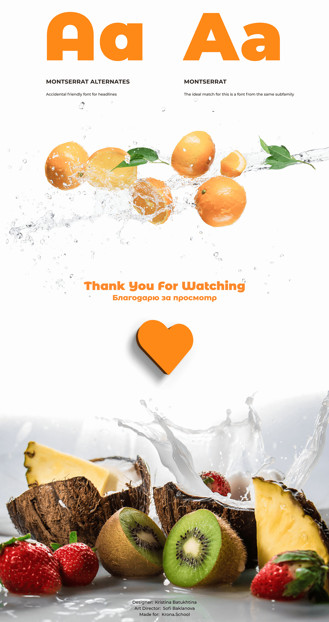 collage exotic Figma Food  fruits landing page Online shop online store orange uiux