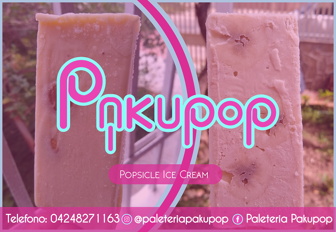 design fridge ice cream logo pakupop popsicle sticker