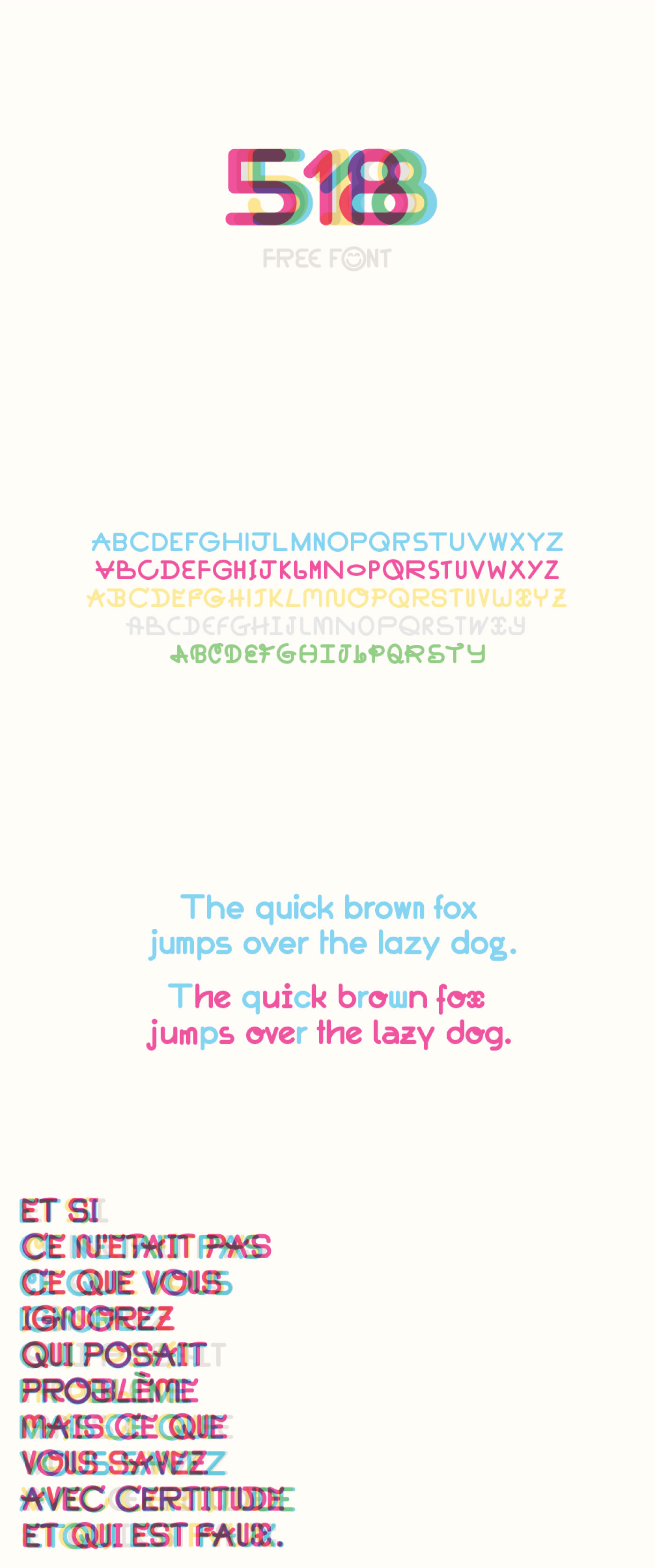 free Free font free fonts freebie type Typeface quirky Display Emoji multilingual