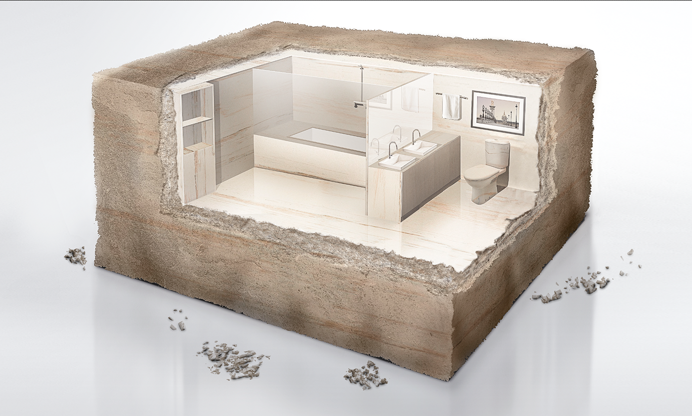 stone pedra room banheiro