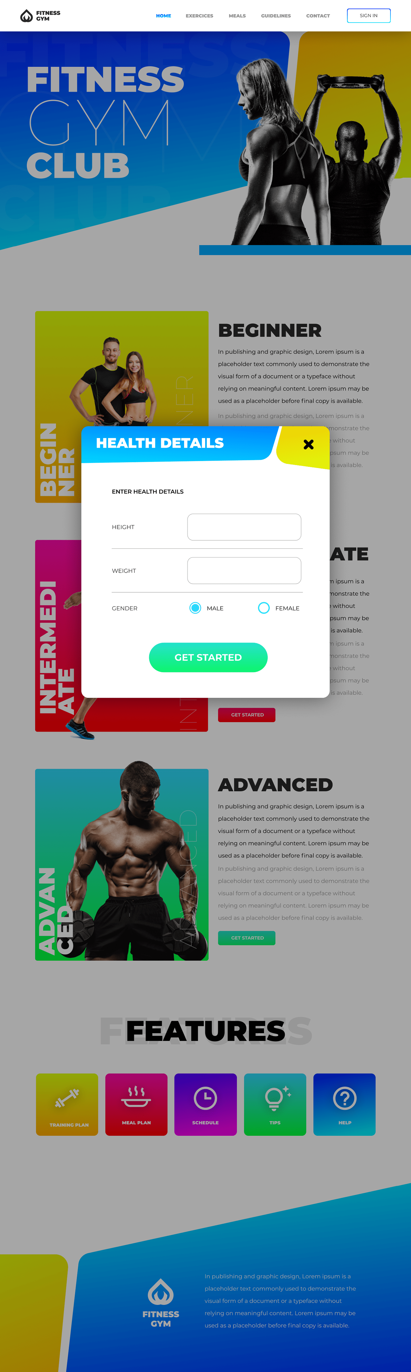 app design application design Figma fitness gym gym app Mobile app ui design UI/UX