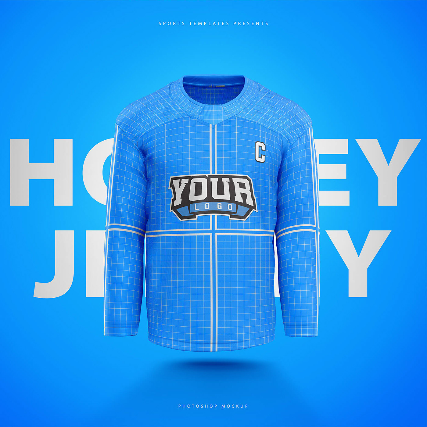 hockey jersey adidas adizero psd template Mockup NHL uniform ice hockey