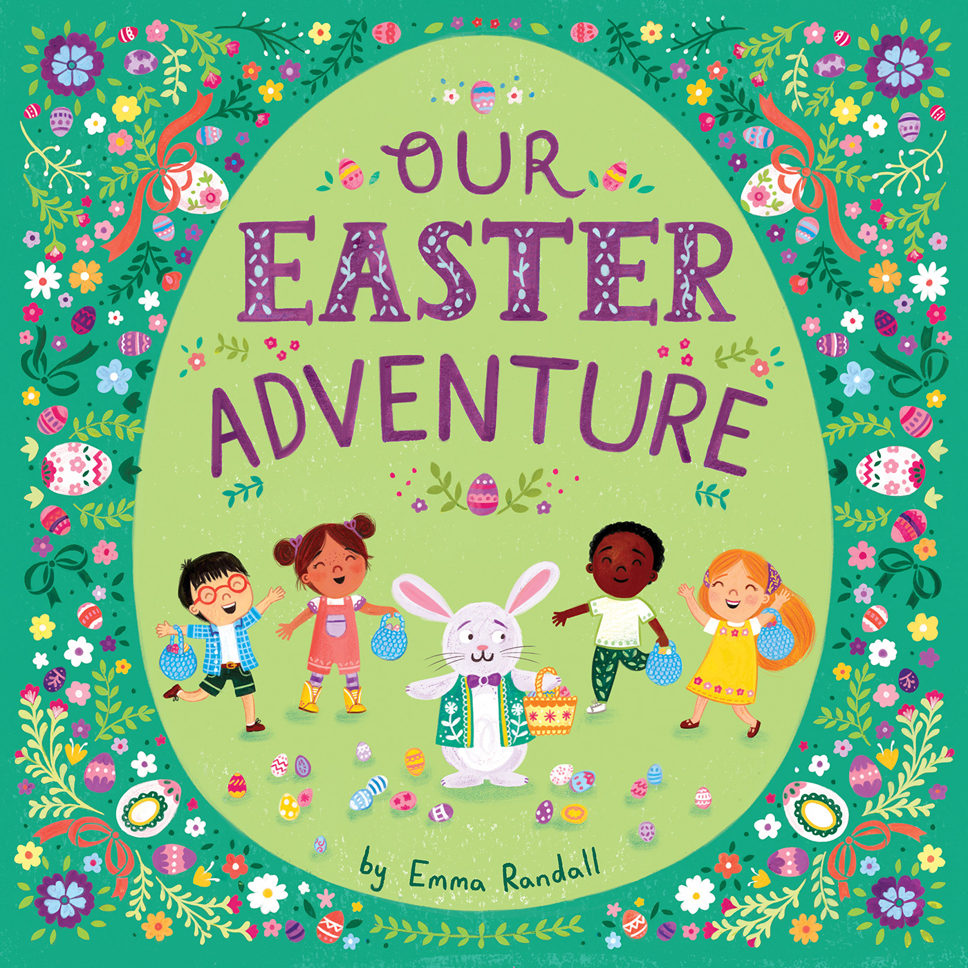 adventure Beautiful childrens book Easter easter book easter bunny easter eggs floral Fun Picture book