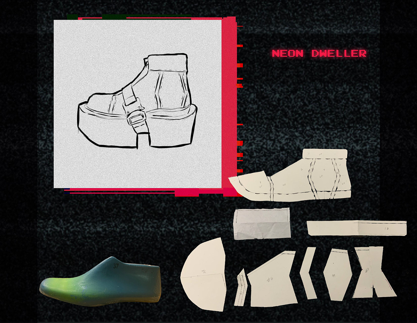 design Fashion  footwear design portfolio shoes