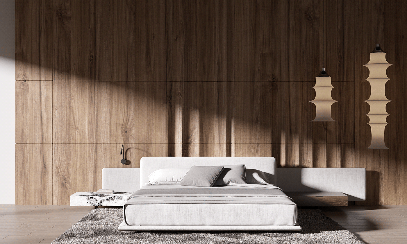 bedroom design Interior corona 3ds max Render visualization interior design  modern architecture 3д