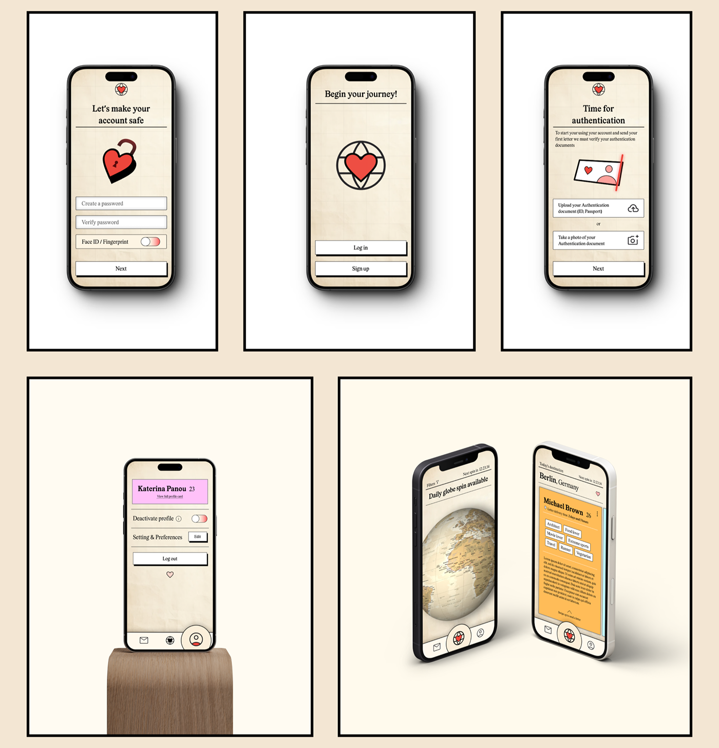 Dating UI/UX mobile application Mobile app dating app