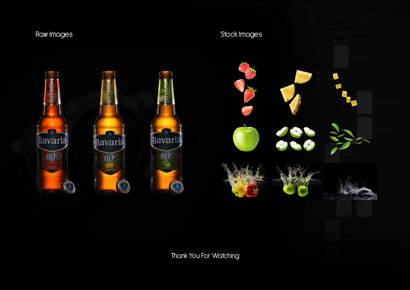 Bavaria product retouch commercial visual drinks soda Photography 
