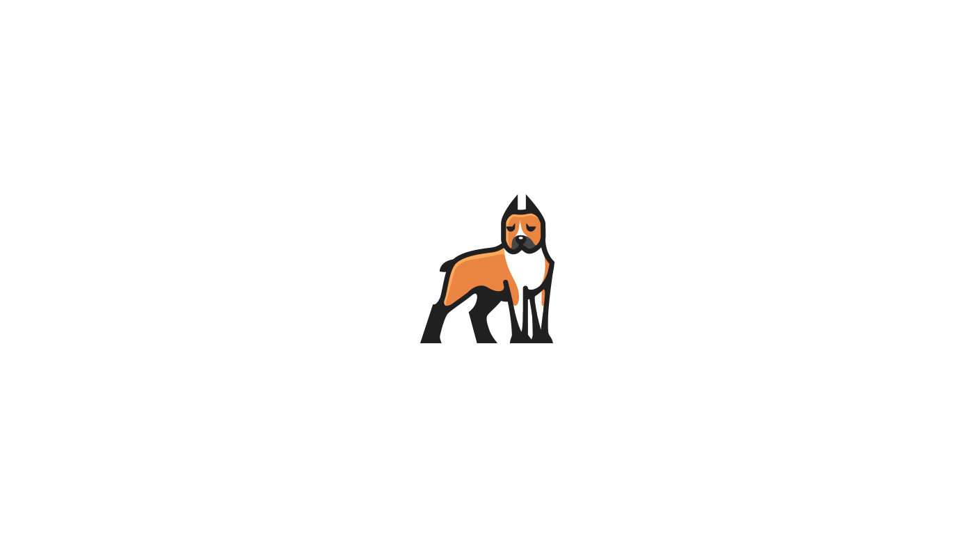 dogs pets husky chihuahua beagle logo design brand identity vector Kreatank dog puppies animals