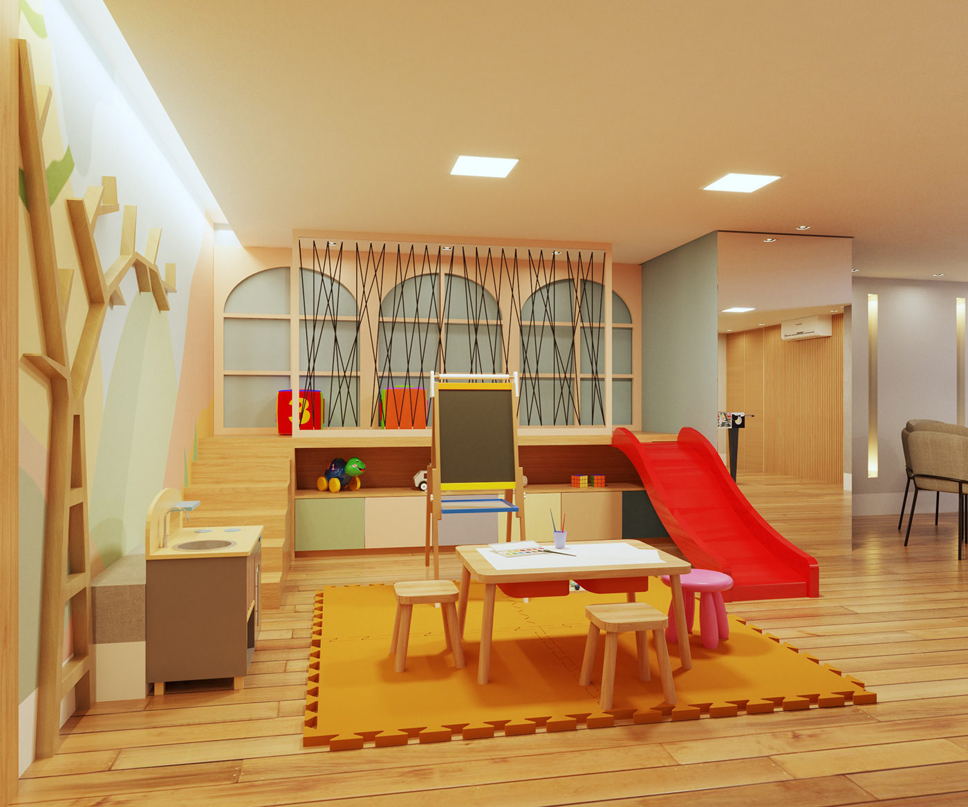 design Designer de interiores ARQUITETURA architecture Render visualization interior design  vray SketchUP 3D