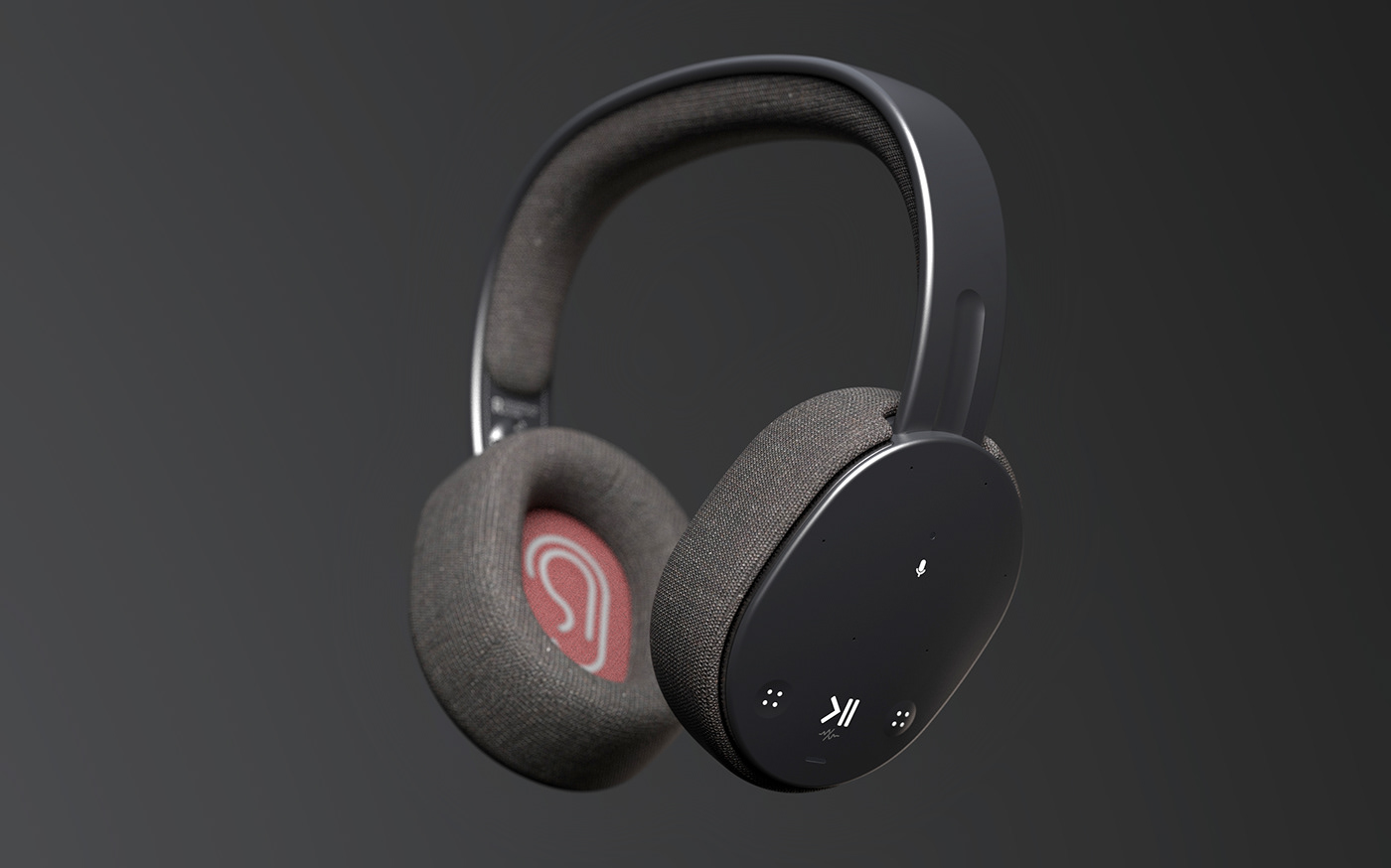 3drendering conceptual headphones ID idsketching industrialdesign keyshot photoshop Solidworks Sonos