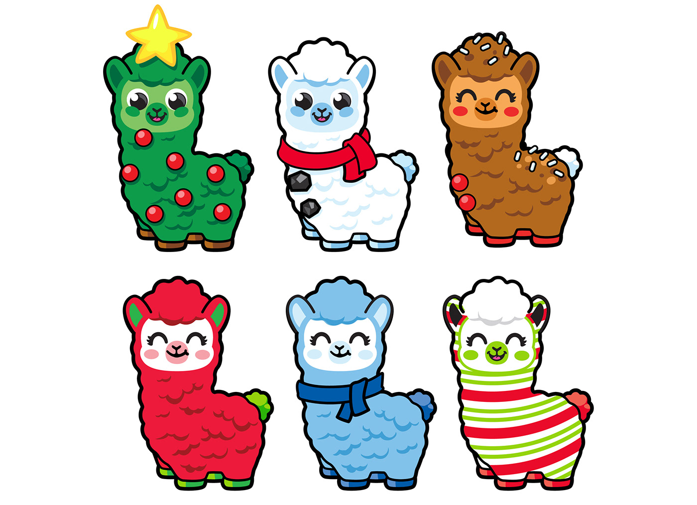 Christmas Holiday design Character toy concept art winter product santa ILLUSTRATION 