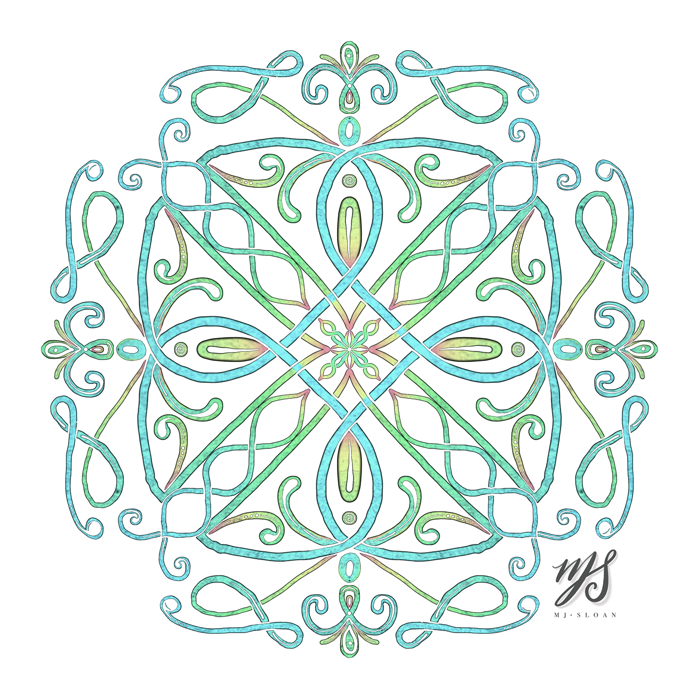 artist Celtic Knotwork design Digital Art  symmetry