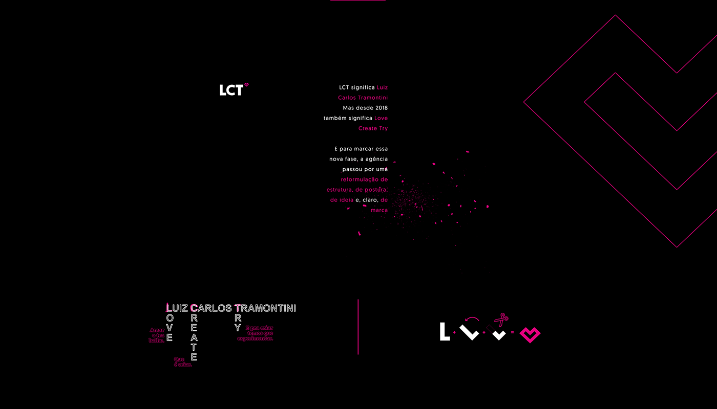 ad agency ad agency LCT rebranding heart Love Create try