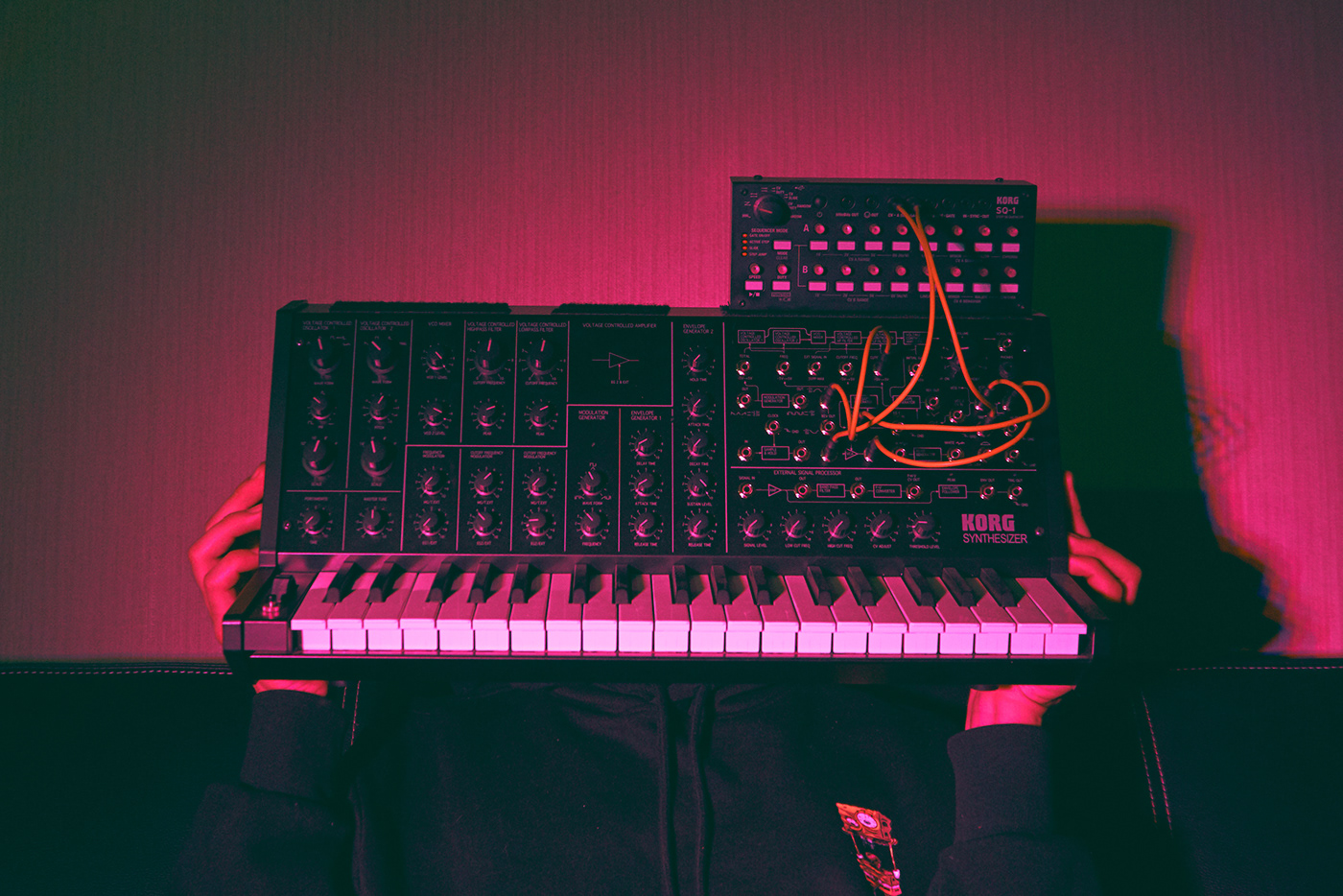 electronic korg psychedelic sintetizador synthesizer