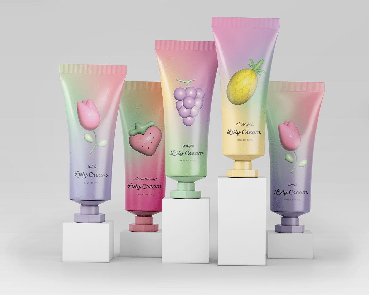 Packaging comestics Handcream beauty beautypackage packaging design skincare Skincare packaging