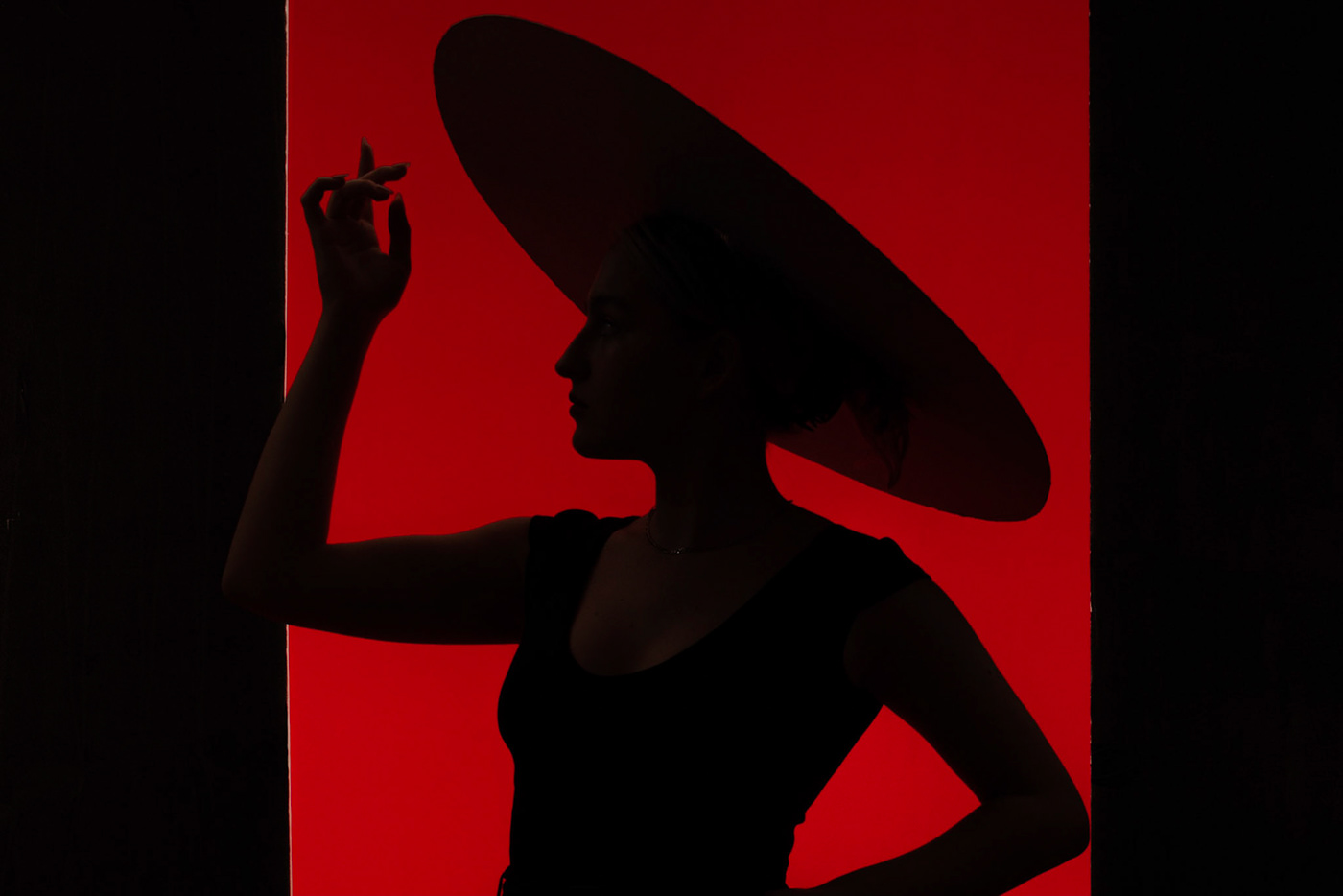 backlighting editorial fashion photography Photography  photoshoot portrait red