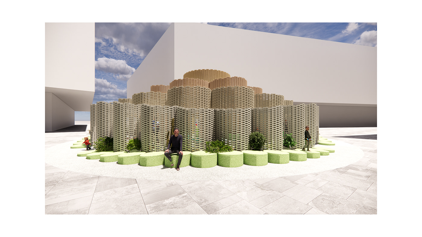 bee'ah d3 dubai Dubai Design District Recycle Brick