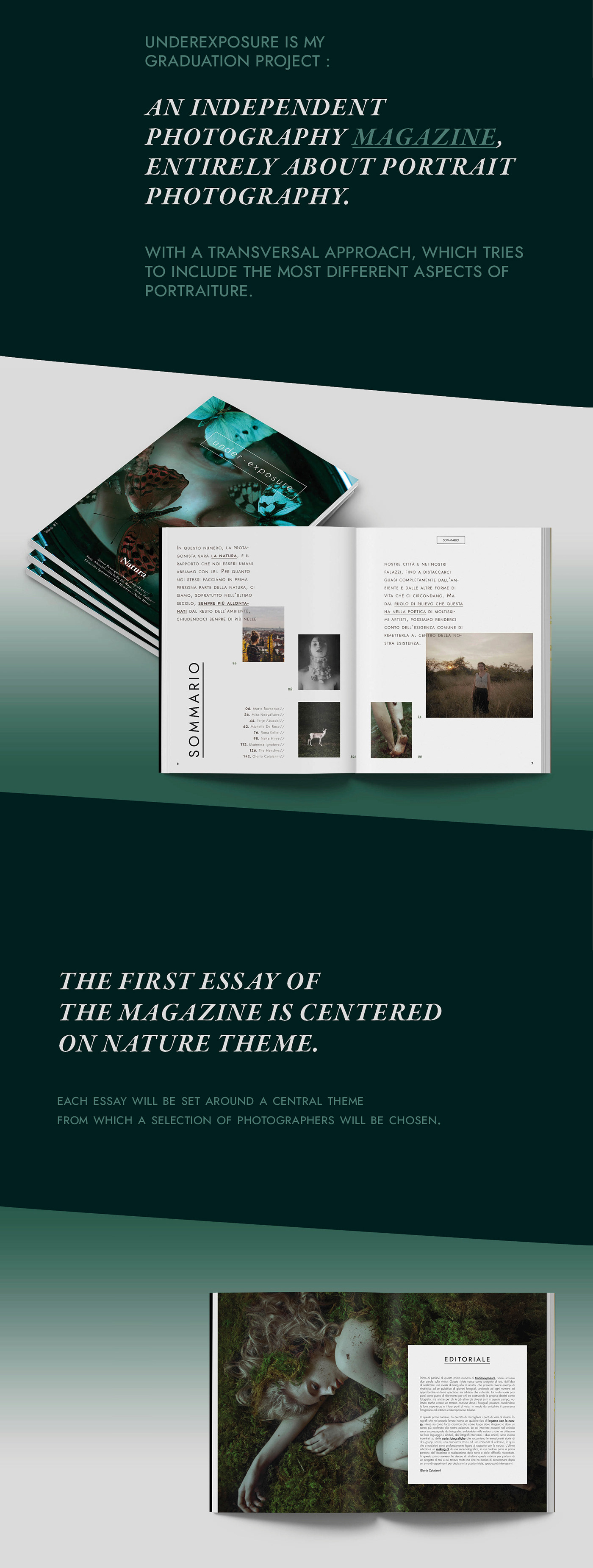 Photography  magazine Portraiture indie Independent independent magazine editoria editorial editorial design 