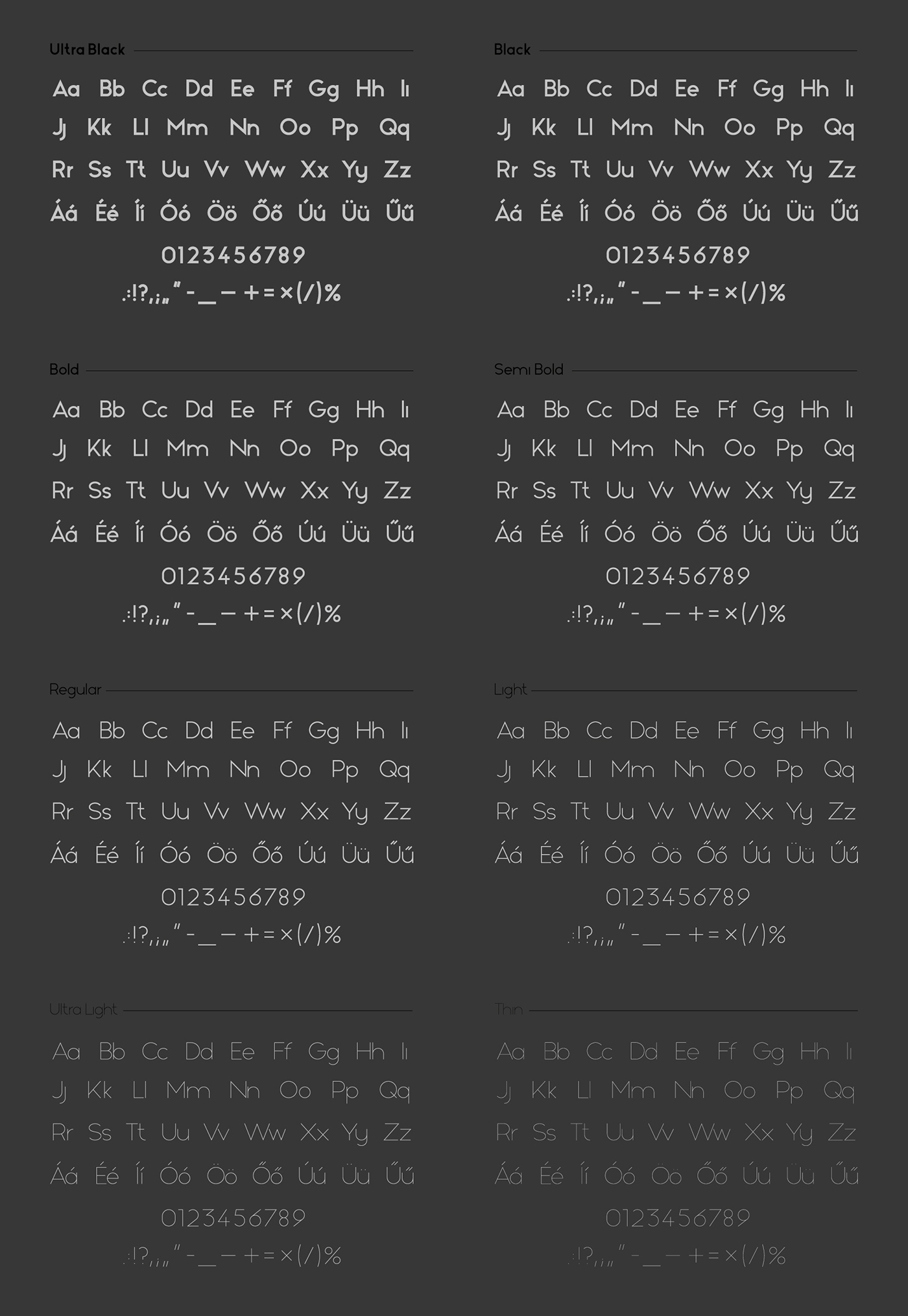 typography   font font family font face type Typeface typo geometric simple design