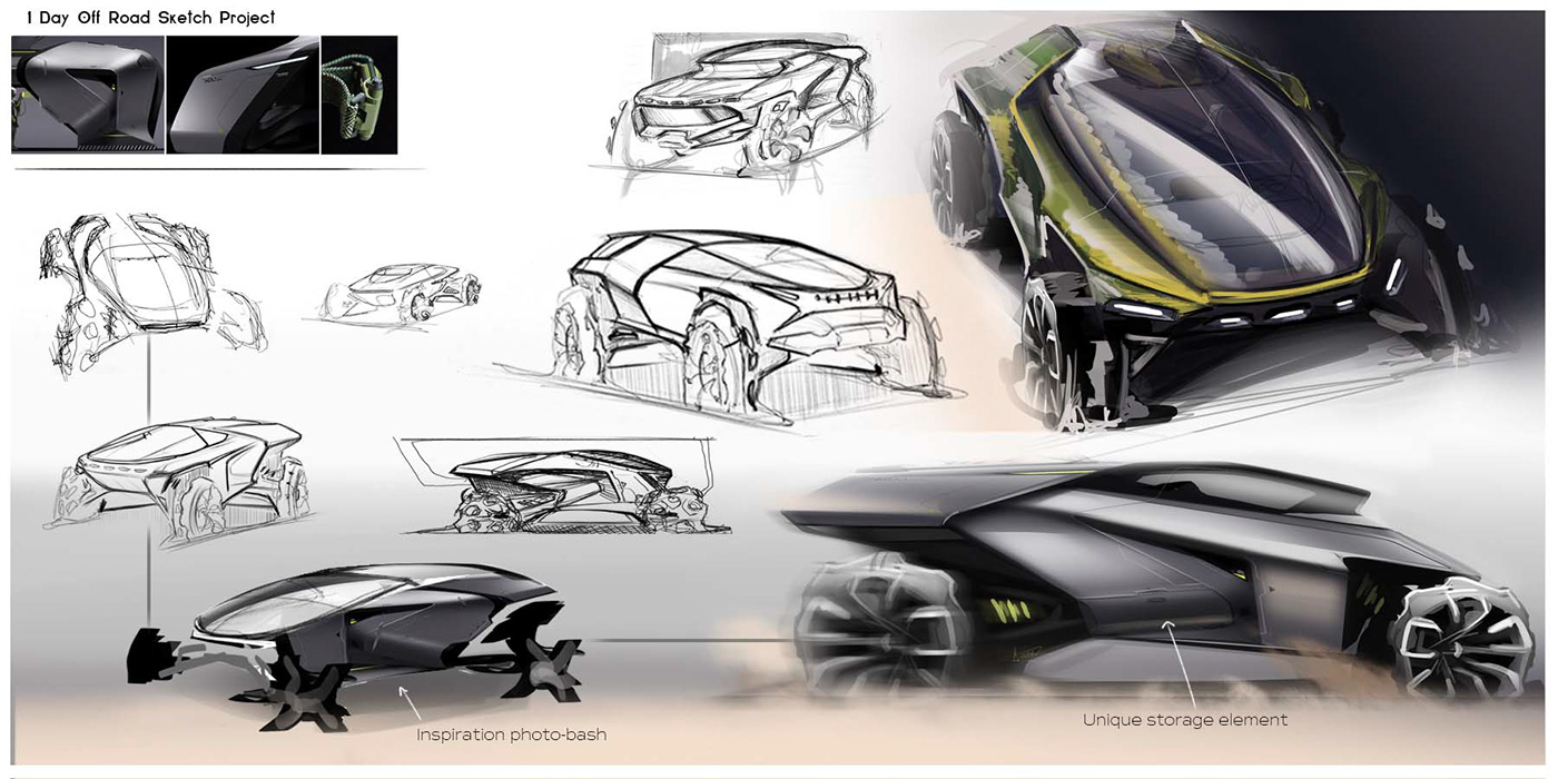 formula one concept art Automotive design concept sketch exterior design