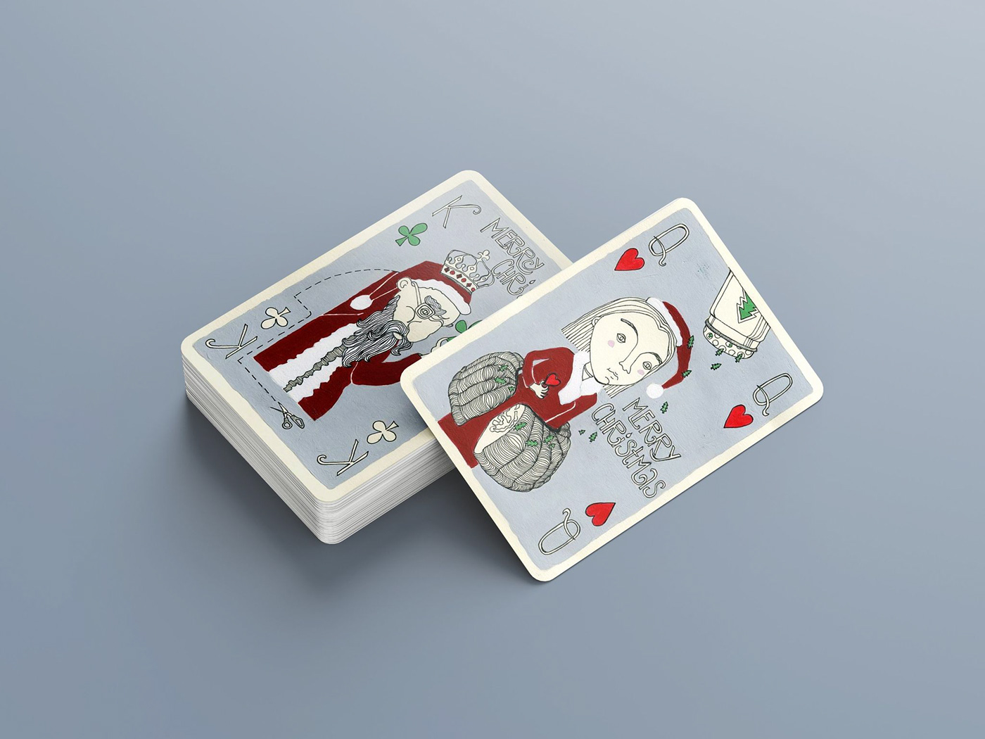 Cards design christmas cards карти за игра