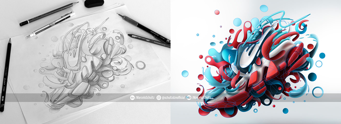 2D 2dart ad Adobe Portfolio advertisement Advertising  art digitalart Drawing  vector