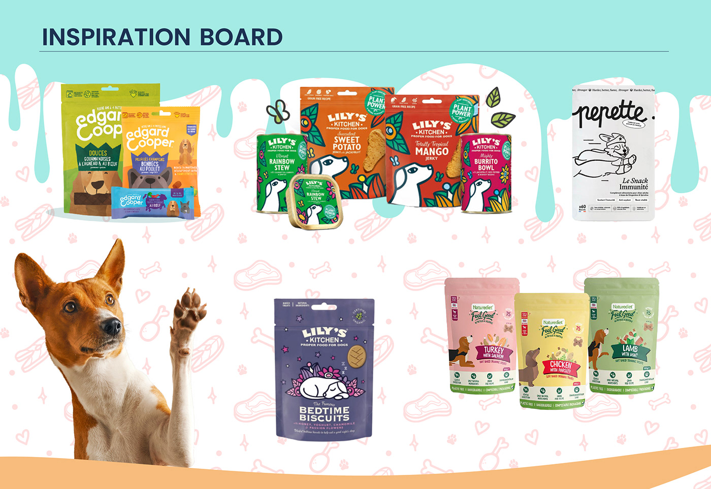 Packaging food branding dog food Dog treats pet branding Logo Design brand identity Graphic Designer adobe illustrator dog