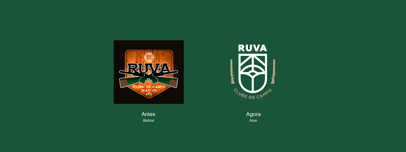 brand club CLUBE DE CAMPO Clube de Tiro identidade visual identity Military Rebrand rebranding ruva