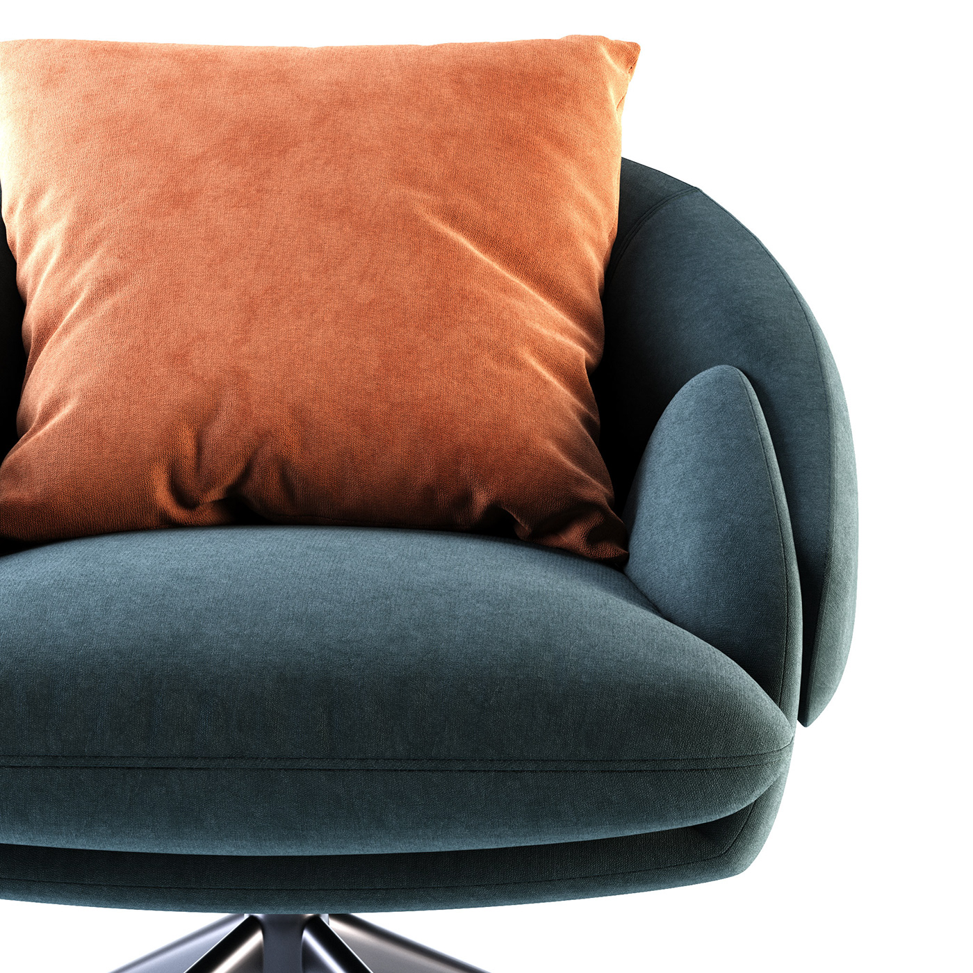 armchair furniture Render 3D modern corona visualization chair furniture design  cloth
